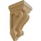 Ekena Millwork 5 1/4"W x 5 1/4"D x 9 1/2"H Devon Traditional Wood Corbel, Maple CORW05X05X09DEMA - alternate 1